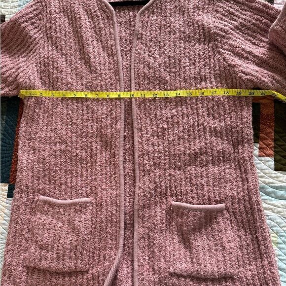 Side Effects Vintage Open Cardigan Sweater 80's Pink Womens Size Small - Picture 5 of 5